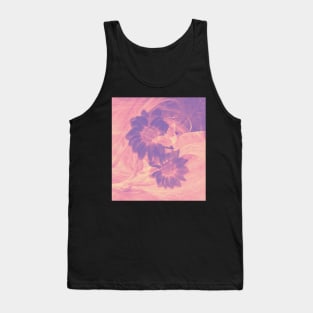 Ghost butterflies in an abstract purple and pink landscape Tank Top